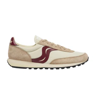 Pre-owned Saucony Trainer 80 Original 'beige Burgundy'