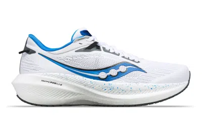 Pre-owned Saucony Triumph 21 White Cobalt In White/cobalt