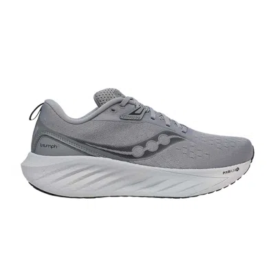 Pre-owned Saucony Triumph 22 'flint Black' In Grey