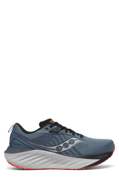 Saucony Triumph 22 Running Shoe In Mirage/black