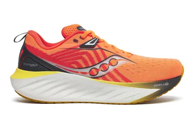 Pre-owned Saucony Triumph 22 Spice Canary In Spice/canary