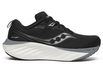 Pre-owned Saucony Triumph 22 (women's) Sneakers In Black/white