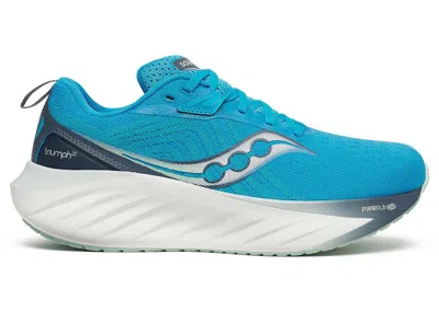 Pre-owned Saucony Triumph 22 (women's) Sneakers In Viziblue/dusk
