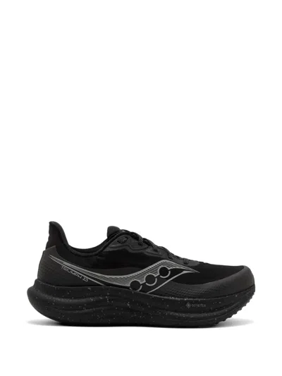 Saucony Triumph 23 Gtx Sneakers In Black