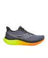 Saucony Dynamic Gradient Running Sneakers With Breathable Mesh Upper In Gray