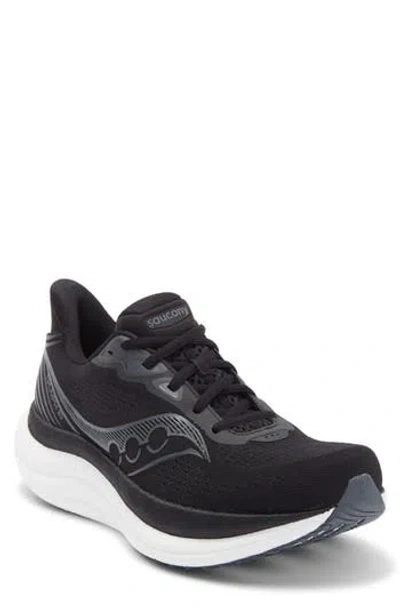 Saucony Triumph 23 Running Shoe In Black