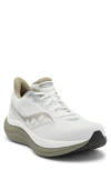 Saucony Triumph 23 Running Shoe In White/ Laurel
