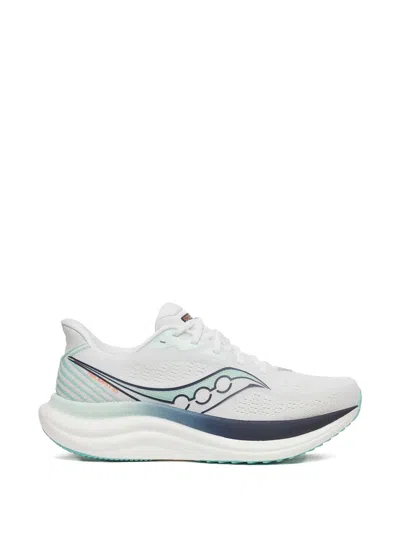 Saucony Womens  Triumph 23 In White/navy