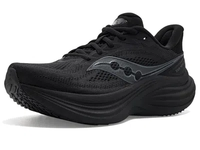 Saucony Triumph 24 Women's Running Shoes Triple Black: 7.5 B - Medium