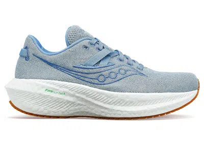 Pre-owned Saucony Triumph Rfg (women's) Sneakers In Bluelight