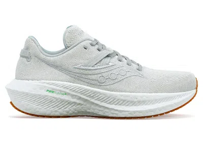 Pre-owned Saucony Triumph Rfg (women's) Sneakers In Mist In Gray