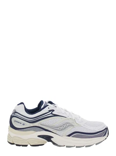 Saucony Unisex Omni 9 Elevate Tech Fabric Sneakers With Front Lacing In Multi