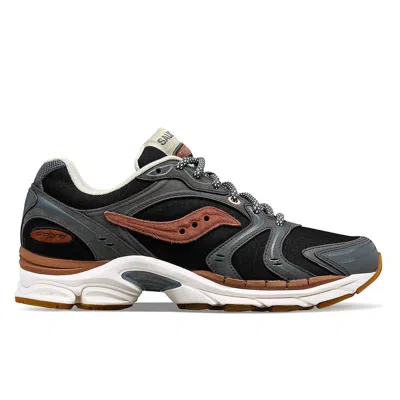 Saucony Unisex Progrid Triumph 4 Secure Shoes In Grey/brown In Gray