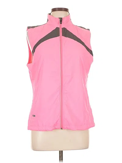Pre-owned Saucony Vest In Pink