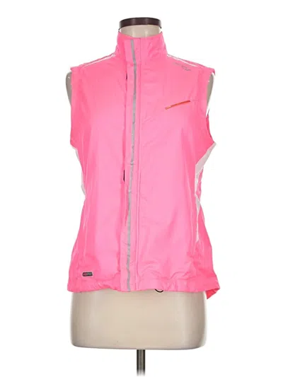 Pre-owned Saucony Vest In Pink