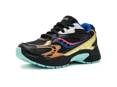Saucony Volt 1000 (little Kid/big Kid) Kids Shoes Black Multi: 11 Little Kid M