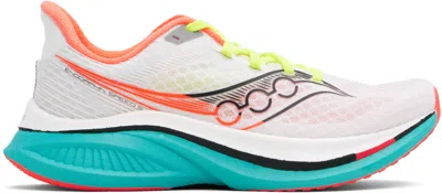 Saucony White Endorphin Speed 5 Sneakers