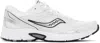 Saucony Ride Millennium Panelled Sneakers In White/silver