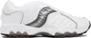 Saucony White Matrix Sneakers In Multi