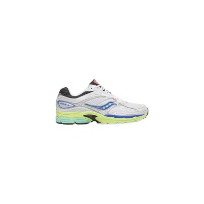 Saucony White Synthetic Athletic Sneakers In Multi