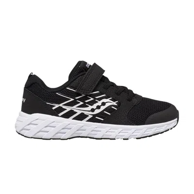 Pre-owned Saucony Wind 2.0 A/c Big Kid 'black White' | Kid's Size 1.5