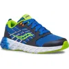 Saucony Kids'  Wind 2.0 Water Repellent Sneaker In Blue/green