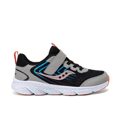 Saucony Wind 3.0 A/c Sneaker - Big Kid In Black/grey