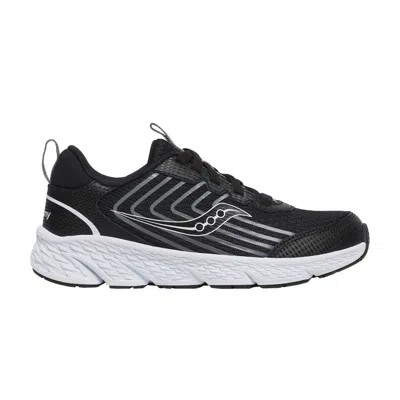 Pre-owned Saucony Wind 3.0 Lace Big Kid 'black White' | Kid's Size 4.5