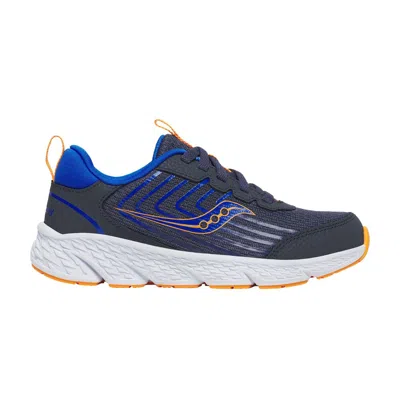 Pre-owned Saucony Wind 3.0 Lace Big Kid 'navy Peel' | Blue | Kid's Size 12