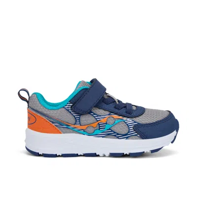 Saucony Wind Xt Jr Sneaker - Little Kid Grey Navy In Multi