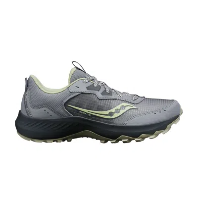 Pre-owned Saucony Wmns Aura Tr 'flint Fern' In Grey