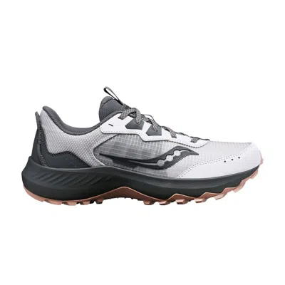 Pre-owned Saucony Wmns Aura Tr 'fog Lotus' In Grey