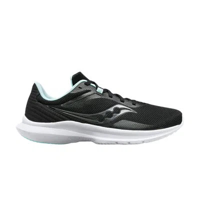 Pre-owned Saucony Wmns Convergence 'black Aqua'