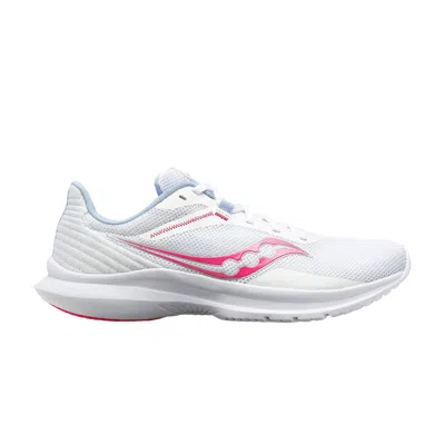 Pre-owned Saucony Wmns Convergence 'white Pink'