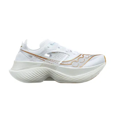 Pre-owned Saucony Wmns Endorphin Elite 'white Gold'