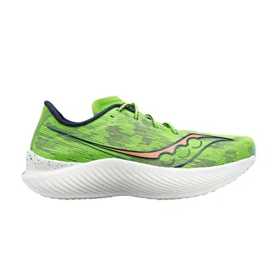 Pre-owned Saucony Wmns Endorphin Pro 3 'invader' In Green