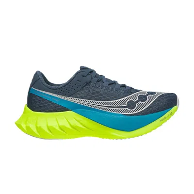 Pre-owned Saucony Wmns Endorphin Pro 4 'mirage Citron' In Blue