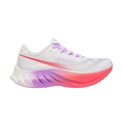 Pre-owned Saucony Wmns Endorphin Pro 4 'white Crocus' | Women's Size 8