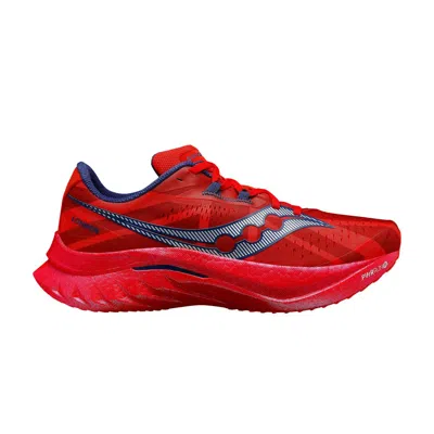 Pre-owned Saucony Wmns Endorphin Speed 4 'london' In Red