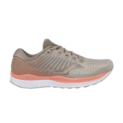 Pre-owned Saucony Wmns Guide 13 'moonrock Coral' In Grey