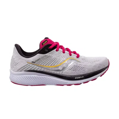 Pre-owned Saucony Wmns Guide 14 Wide 'alloy Cherry' | Grey | Women's Size 12