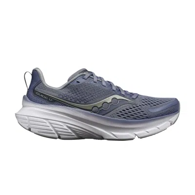 Pre-owned Saucony Wmns Guide 17 Wide 'iris' In Grey