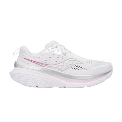Pre-owned Saucony Wmns Guide 18 'white Fuchsia' | Women's Size 9.5