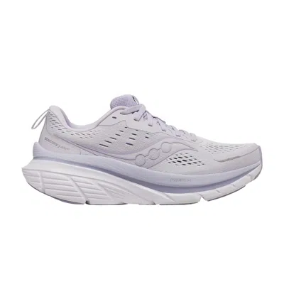 Pre-owned Saucony Wmns Guide 18 'wistful Aster' | Grey | Women's Size 12 In Gray