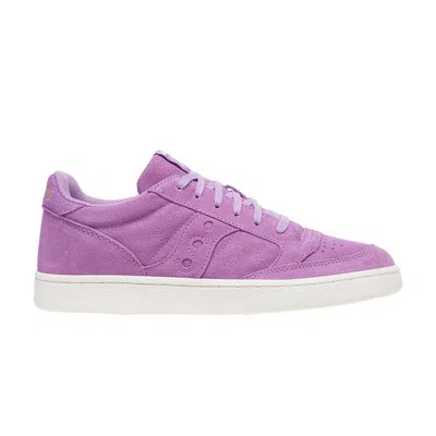Pre-owned Saucony Wmns Jazz Court 'split Suede - Purple' | Women's Size 5