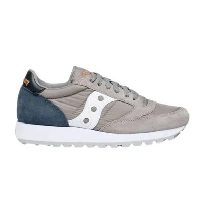 Pre-owned Saucony Wmns Jazz Original 'grey Navy' | Women's Size 5 In Gray