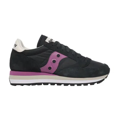 Pre-owned Saucony Wmns Jazz Triple 'black Purple' | Women's Size 6