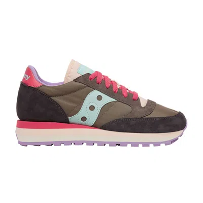 Pre-owned Saucony Wmns Jazz Triple 'brown Aqua' | Women's Size 6