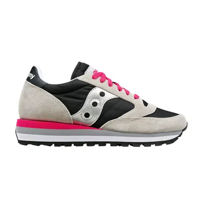 Pre-owned Saucony Wmns Jazz Triple 'grey Black Pink'