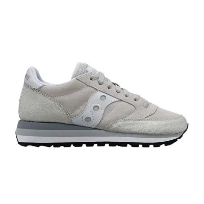 Pre-owned Saucony Wmns Jazz Triple 'grey Leopard' | Women's Size 5 In Gray